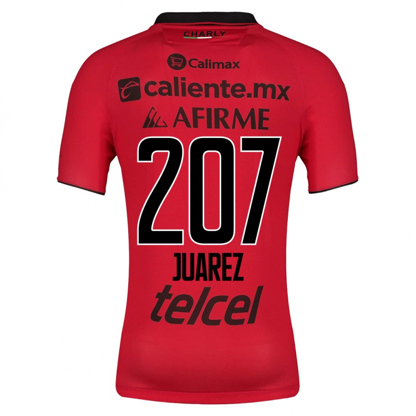 Herren José Juárez #207 Rot Heimtrikot Trikot 2023/24 T-Shirt