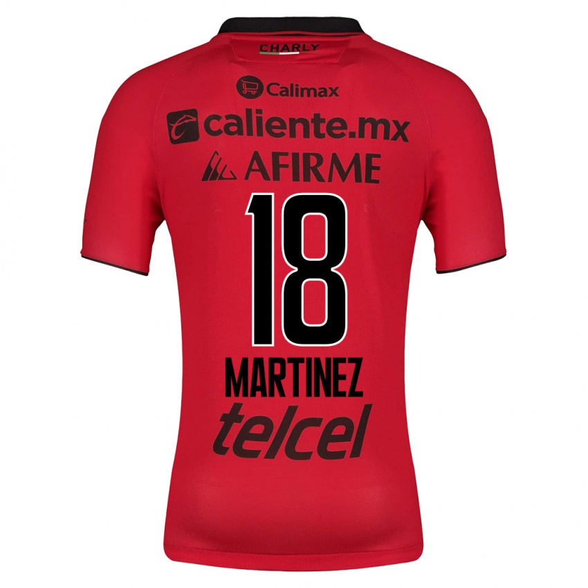 Herren Natividad Martínez #18 Rot Heimtrikot Trikot 2023/24 T-Shirt