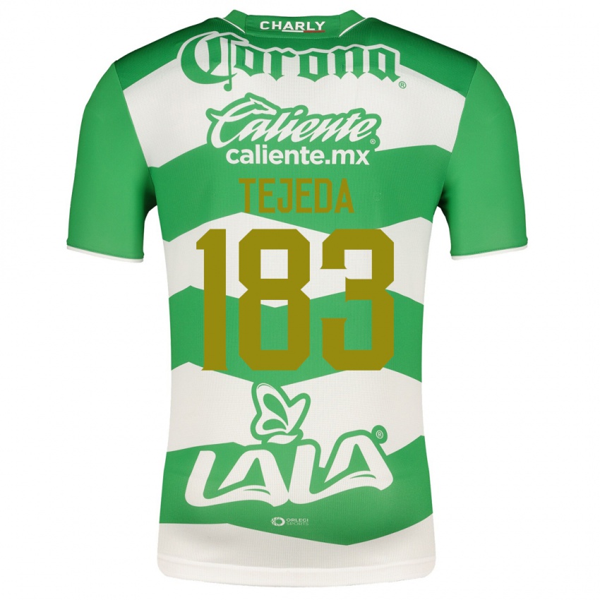 Herren Juan Tejeda #183 Grün Heimtrikot Trikot 2023/24 T-Shirt