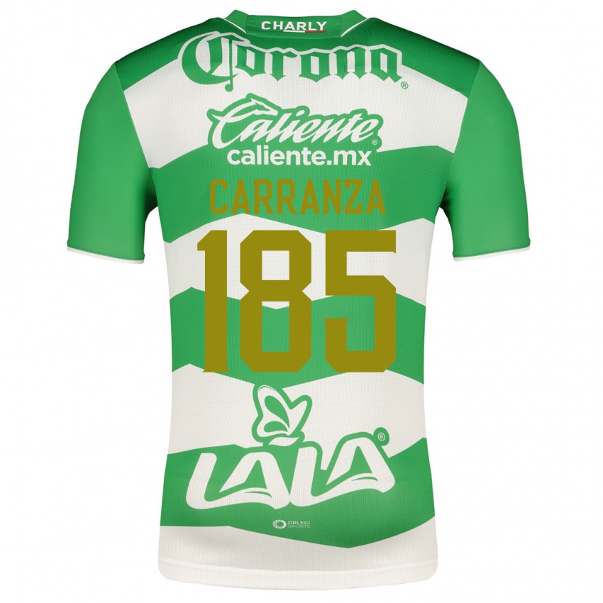 Herren Héctor Carranza #185 Grün Heimtrikot Trikot 2023/24 T-Shirt
