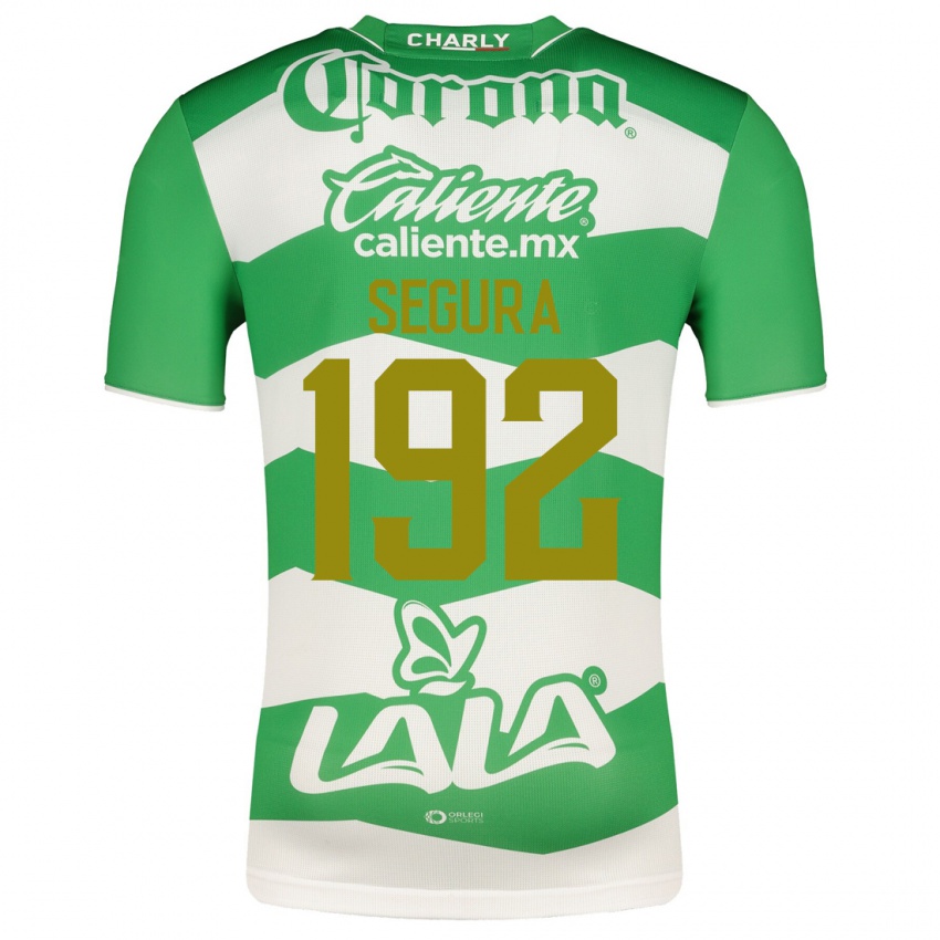 Herren Gustavo Segura #192 Grün Heimtrikot Trikot 2023/24 T-Shirt