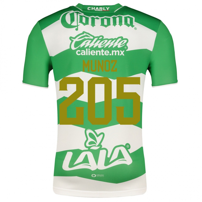 Herren Guillermo Muñoz #205 Grün Heimtrikot Trikot 2023/24 T-Shirt