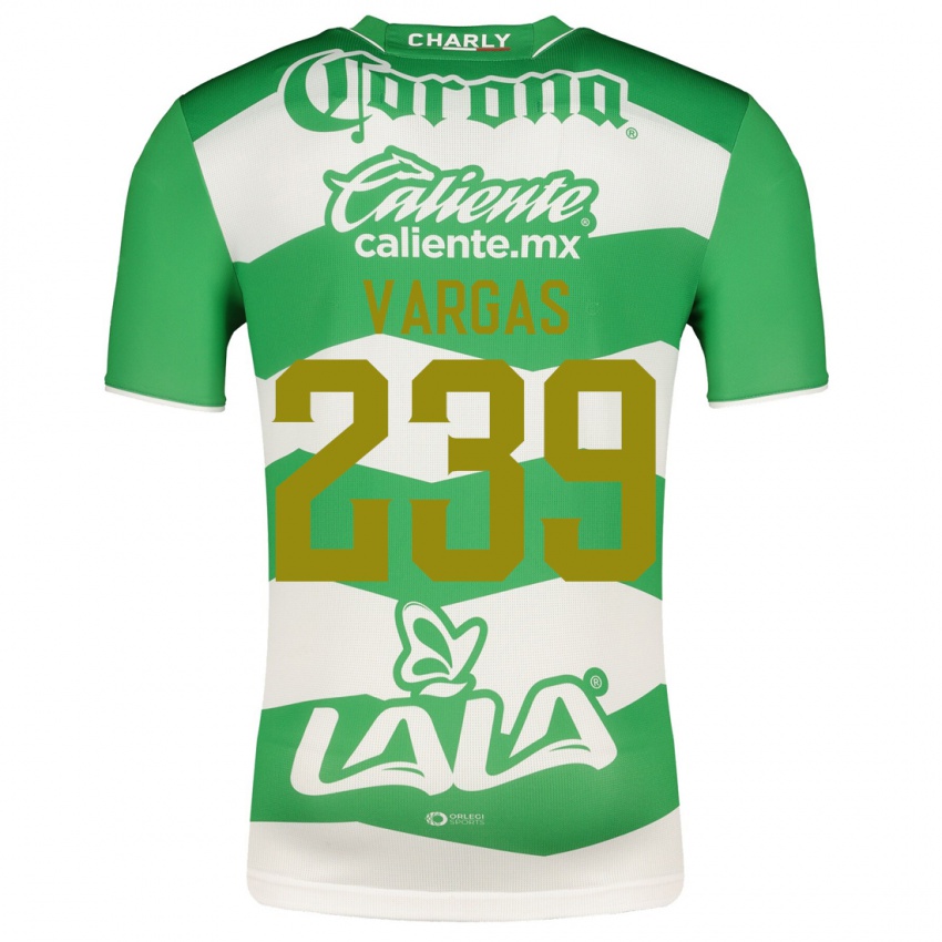 Herren Diego Vargas #239 Grün Heimtrikot Trikot 2023/24 T-Shirt