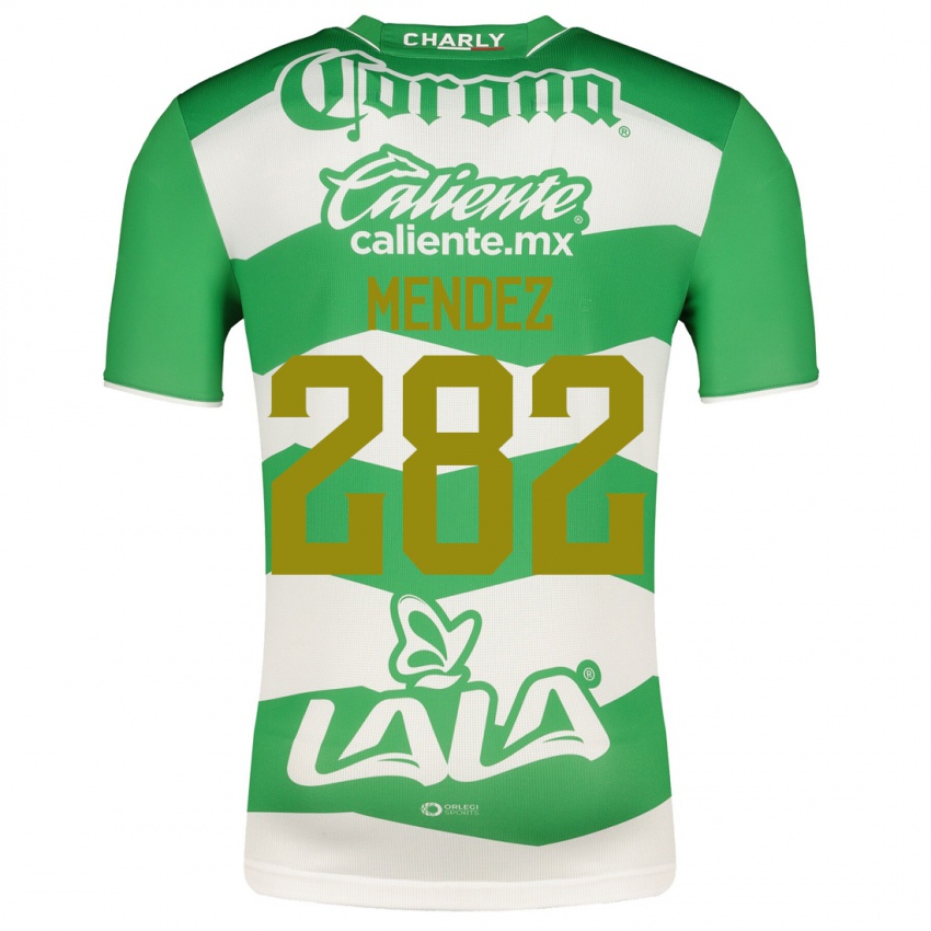 Herren José Méndez #282 Grün Heimtrikot Trikot 2023/24 T-Shirt