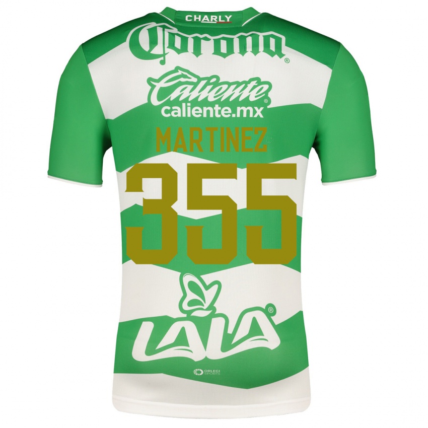 Herren Leonardo Martinez #355 Grün Heimtrikot Trikot 2023/24 T-Shirt