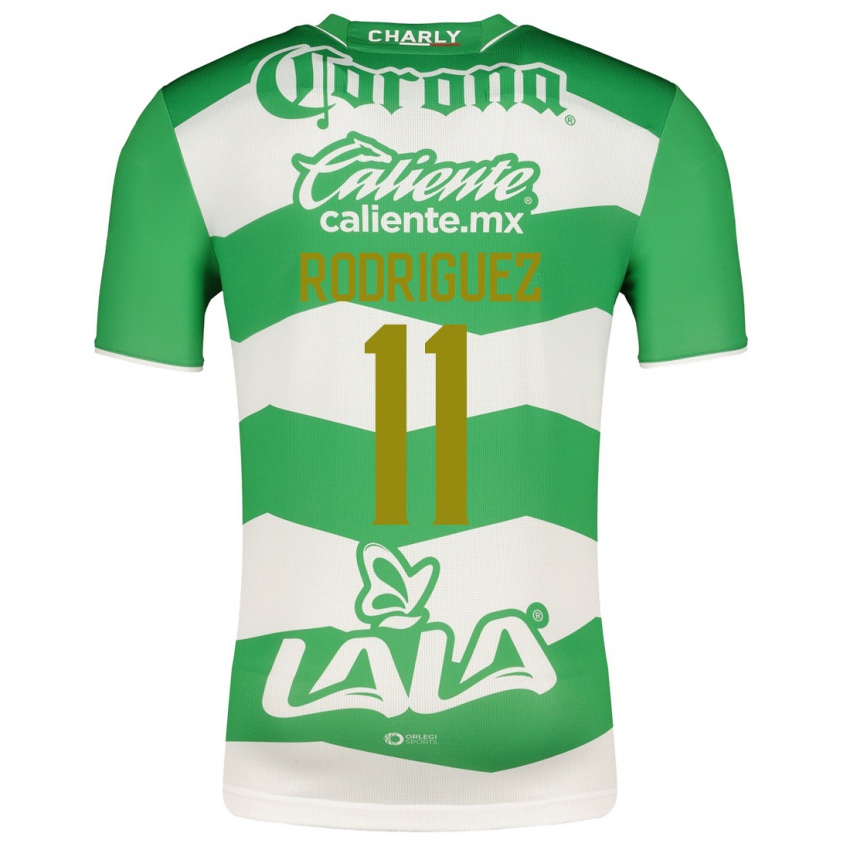 Herren Cynthia Rodríguez #11 Grün Heimtrikot Trikot 2023/24 T-Shirt