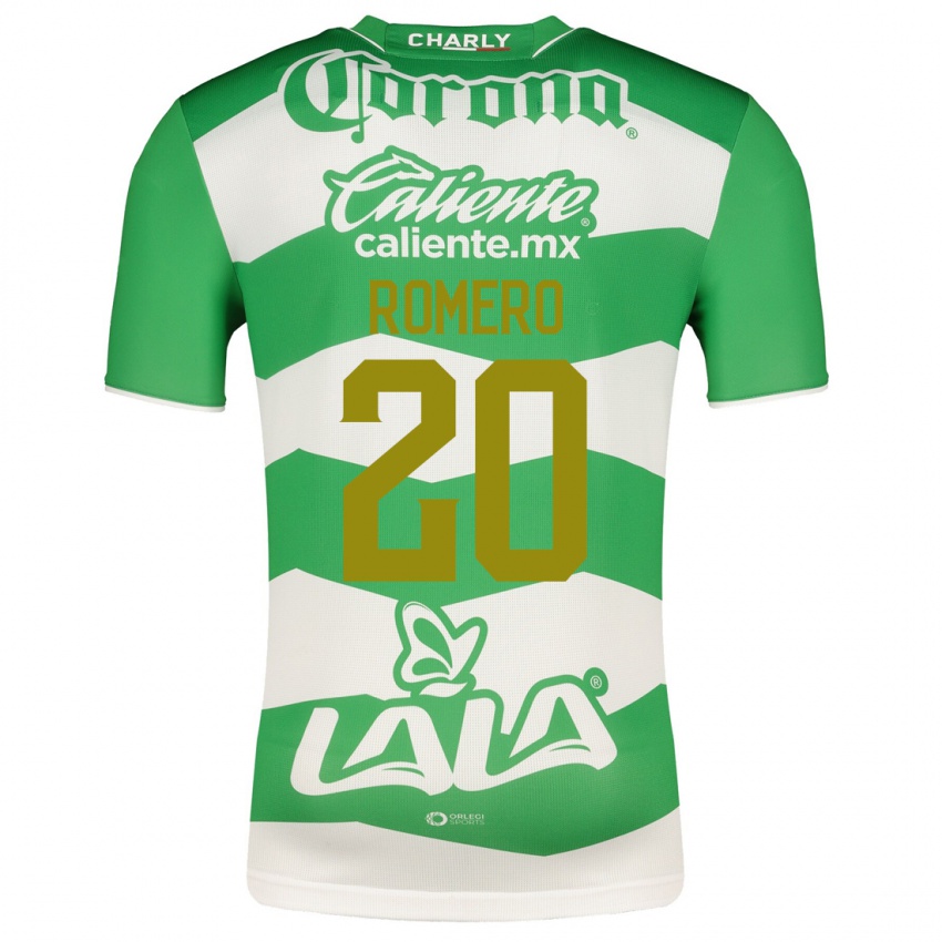 Herren Lia Romero #20 Grün Heimtrikot Trikot 2023/24 T-Shirt