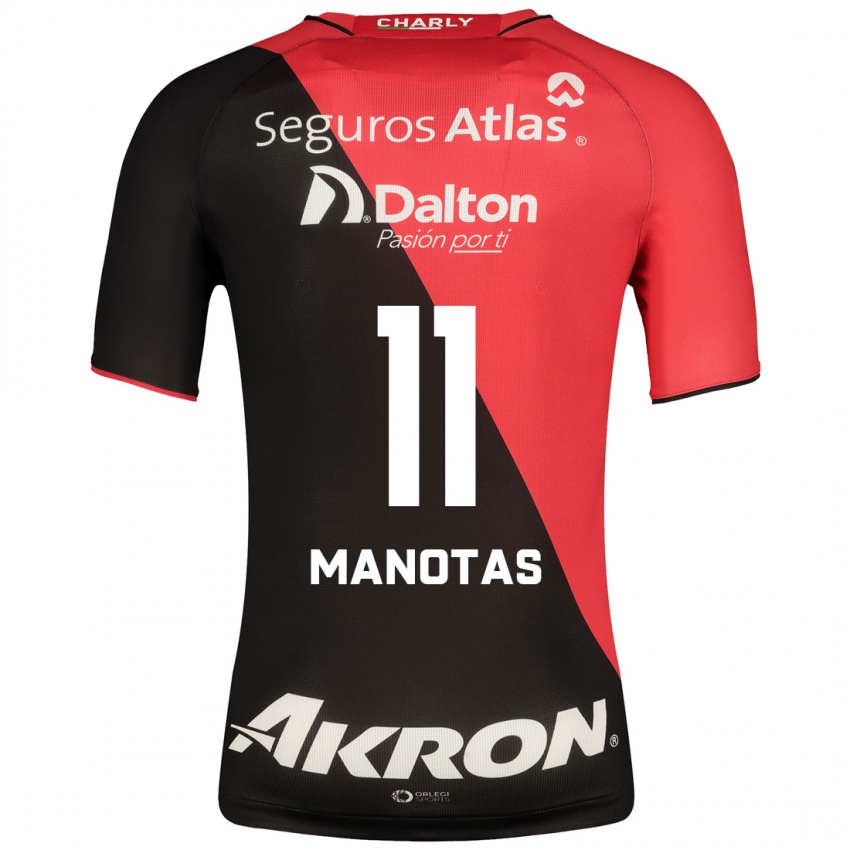 Herren Mauro Manotas #11 Schwarz Heimtrikot Trikot 2023/24 T-Shirt