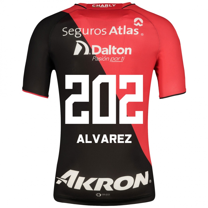 Herren Sergio Álvarez #202 Schwarz Heimtrikot Trikot 2023/24 T-Shirt