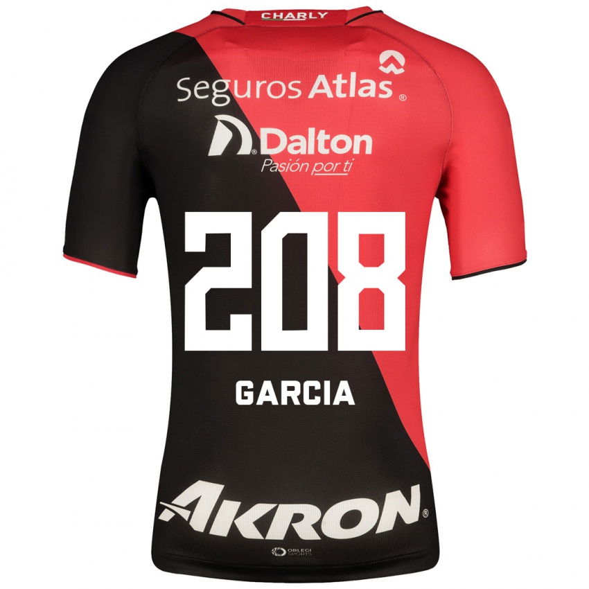 Herren Ángel García #208 Schwarz Heimtrikot Trikot 2023/24 T-Shirt