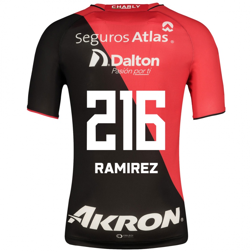 Herren Paulo Ramírez #216 Schwarz Heimtrikot Trikot 2023/24 T-Shirt
