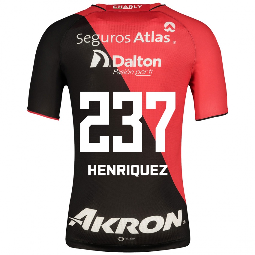 Herren Carlos Henríquez #237 Schwarz Heimtrikot Trikot 2023/24 T-Shirt