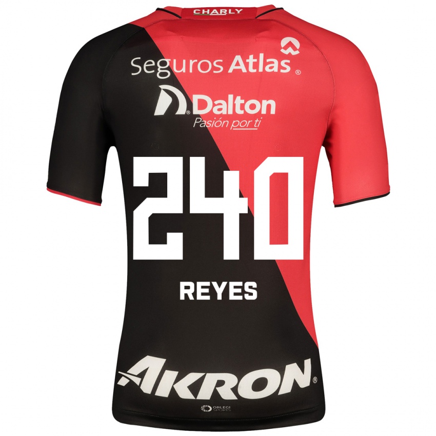 Herren Óscar Reyes #240 Schwarz Heimtrikot Trikot 2023/24 T-Shirt