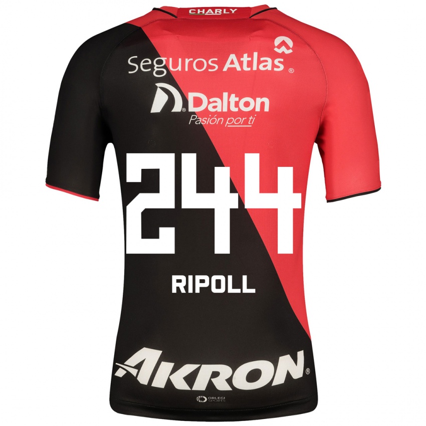 Herren Alonso Ripoll #244 Schwarz Heimtrikot Trikot 2023/24 T-Shirt