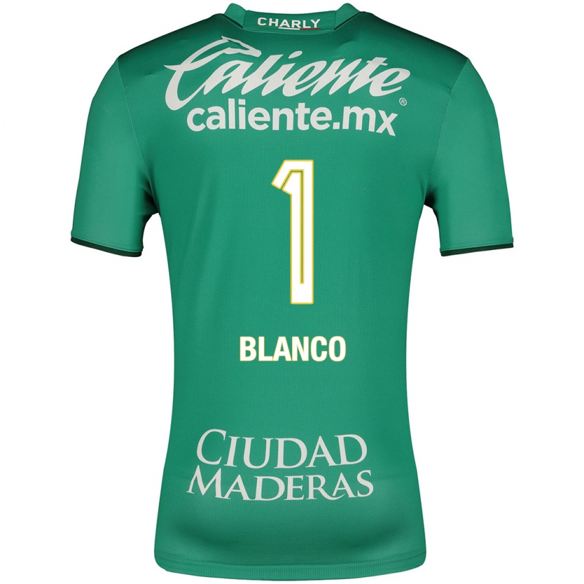 Herren Alfonso Blanco #1 Grün Heimtrikot Trikot 2023/24 T-Shirt