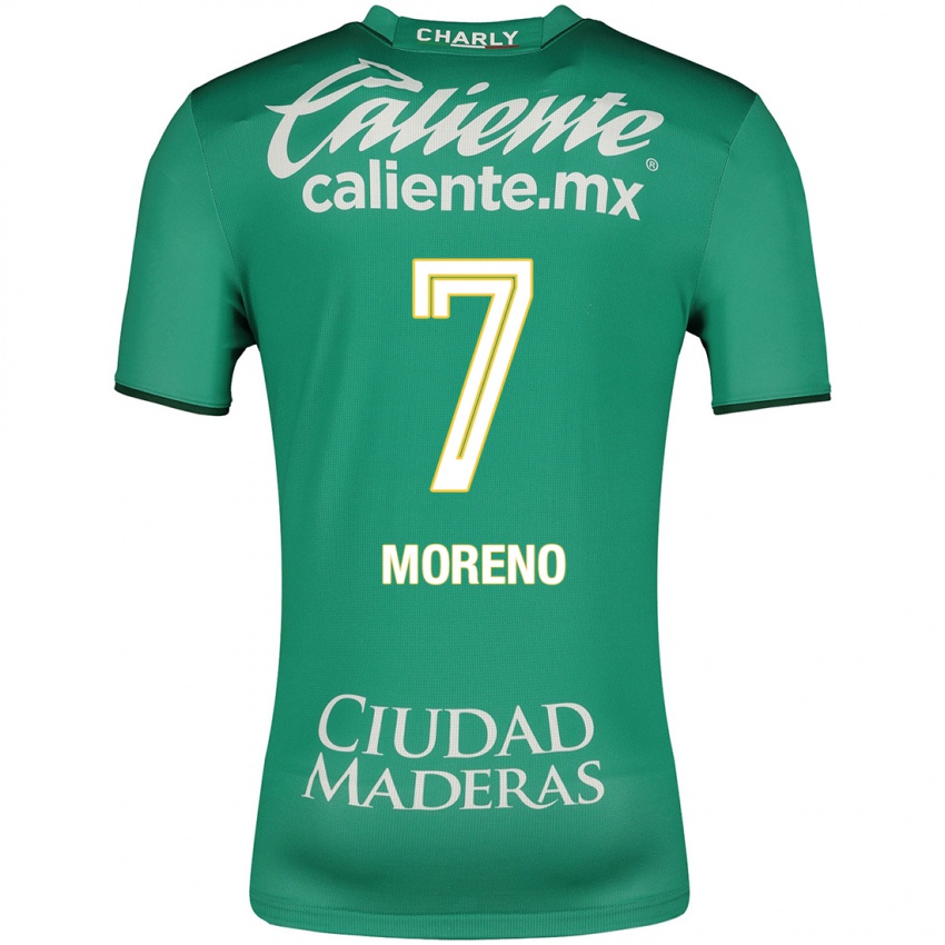 Herren Iván Moreno #7 Grün Heimtrikot Trikot 2023/24 T-Shirt