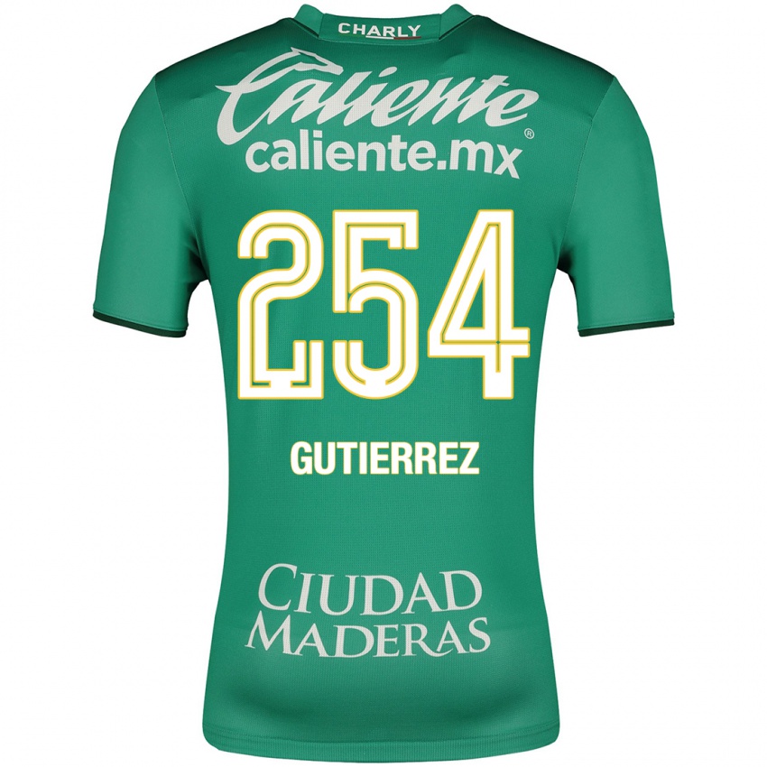 Herren Alan Gutiérrez #254 Grün Heimtrikot Trikot 2023/24 T-Shirt