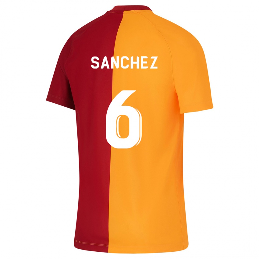 Herren Davinson Sanchez #6 Orangefarben Heimtrikot Trikot 2023/24 T-Shirt
