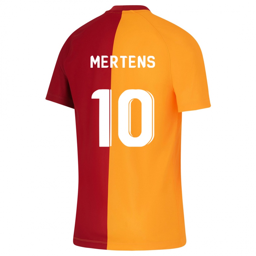 Herren Dries Mertens #10 Orangefarben Heimtrikot Trikot 2023/24 T-Shirt