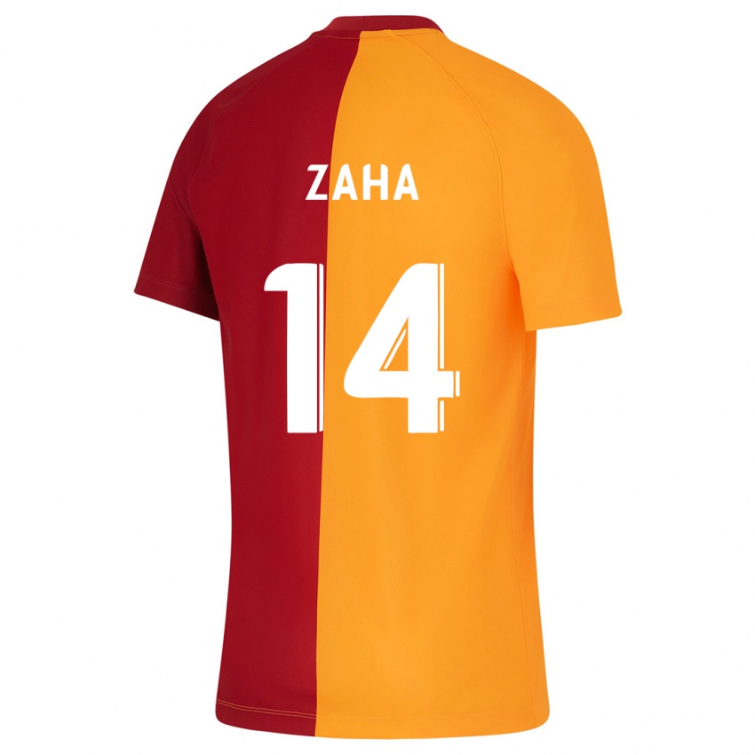 Herren Wilfried Zaha #14 Orangefarben Heimtrikot Trikot 2023/24 T-Shirt