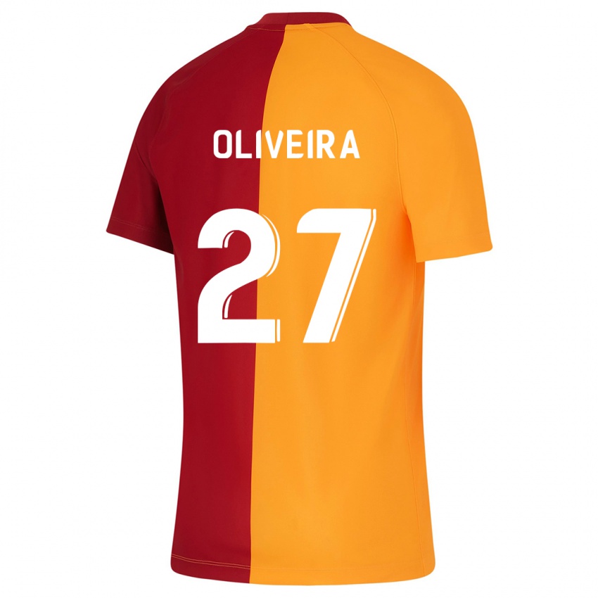 Herren Sergio Oliveira #27 Orangefarben Heimtrikot Trikot 2023/24 T-Shirt