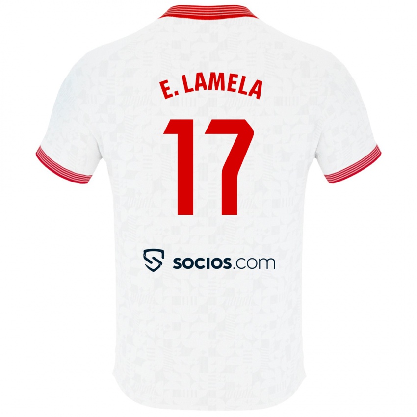 Herren Erik Lamela #17 Weiß Heimtrikot Trikot 2023/24 T-Shirt