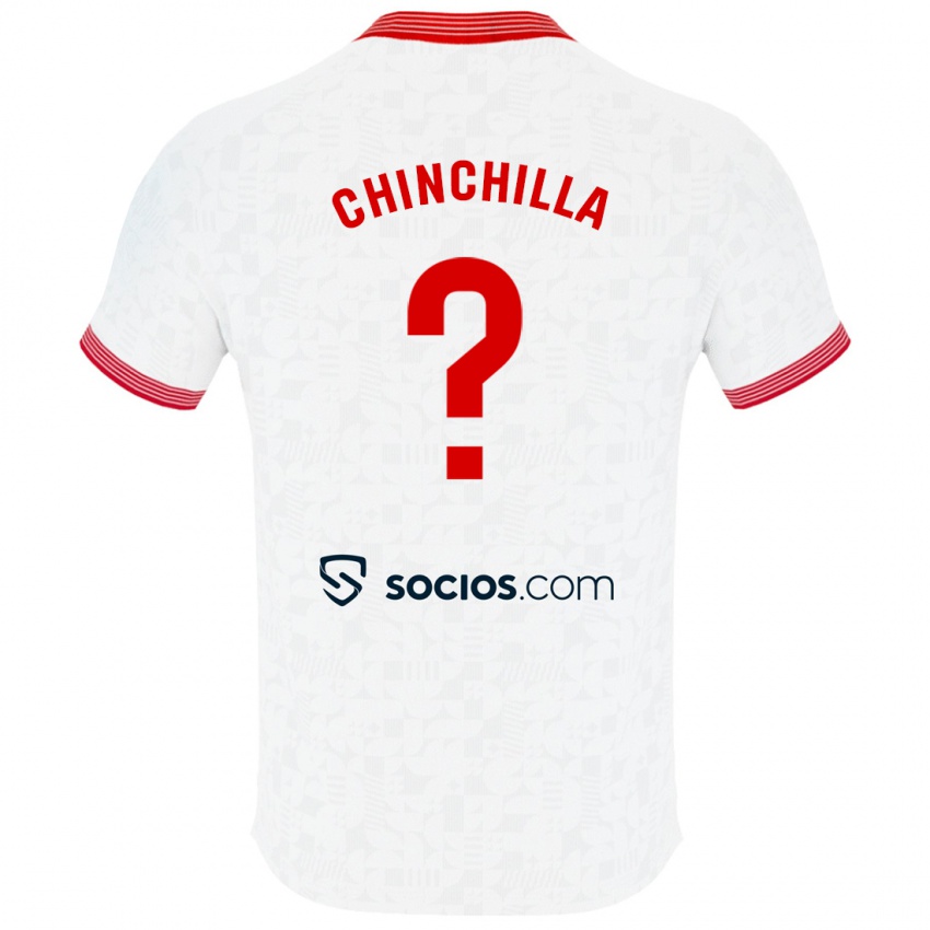 Herren Gustavo Chinchilla #0 Weiß Heimtrikot Trikot 2023/24 T-Shirt