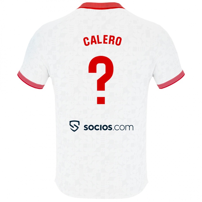 Herren Josema Calero #0 Weiß Heimtrikot Trikot 2023/24 T-Shirt