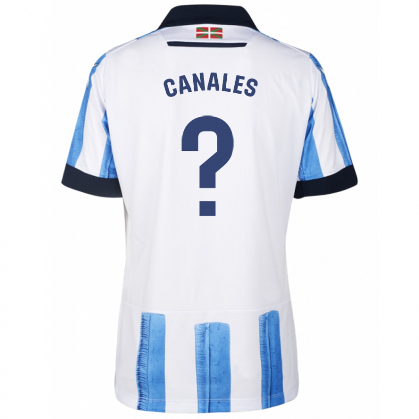 Herren Cristian Canales #0 Blau Weiss Heimtrikot Trikot 2023/24 T-Shirt