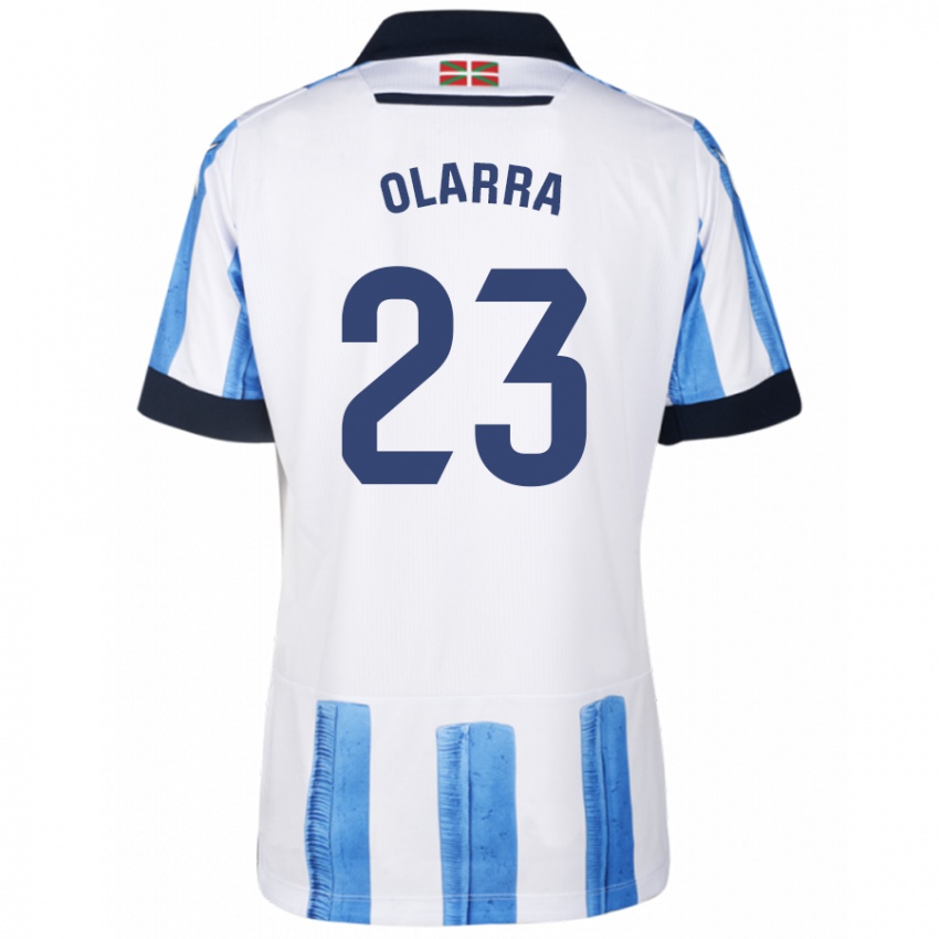 Herren Aimar Olarra #23 Blau Weiss Heimtrikot Trikot 2023/24 T-Shirt