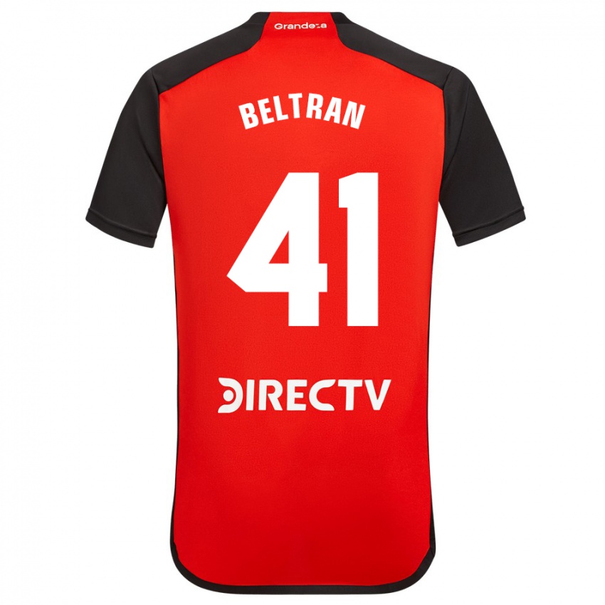 Herren Santiago Beltrán #41 Rot Auswärtstrikot Trikot 2023/24 T-Shirt