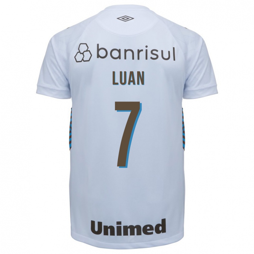 Herren Luan #7 Weiß Auswärtstrikot Trikot 2023/24 T-Shirt