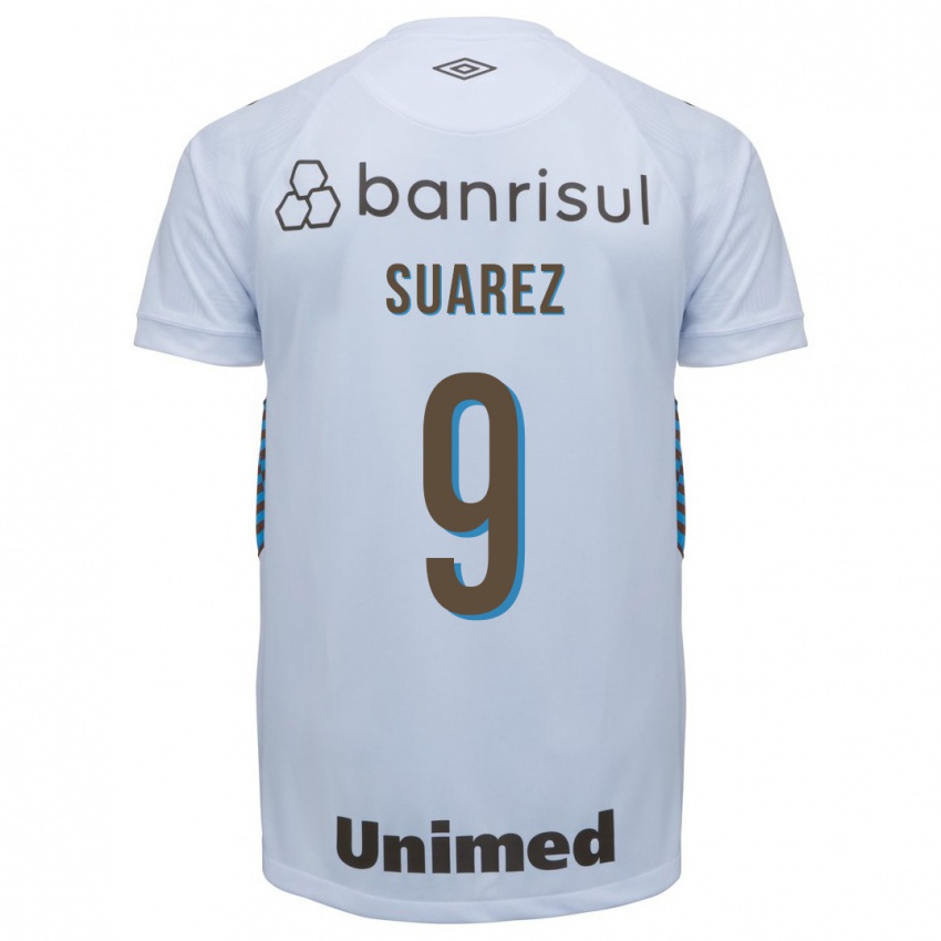 Herren Luis Suárez #9 Weiß Auswärtstrikot Trikot 2023/24 T-Shirt