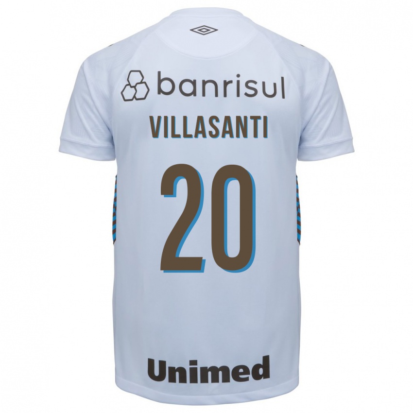 Herren Mathías Villasanti #20 Weiß Auswärtstrikot Trikot 2023/24 T-Shirt