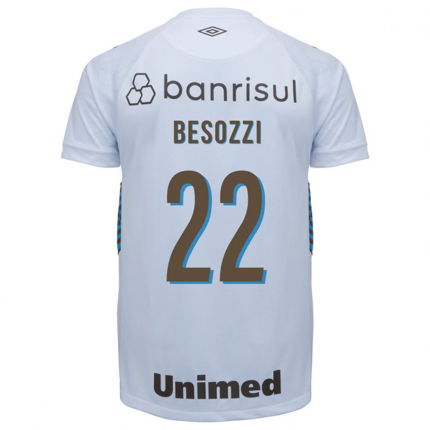 Herren Lucas Besozzi #22 Weiß Auswärtstrikot Trikot 2023/24 T-Shirt