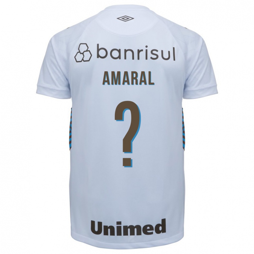 Herren Lucas Amaral #0 Weiß Auswärtstrikot Trikot 2023/24 T-Shirt
