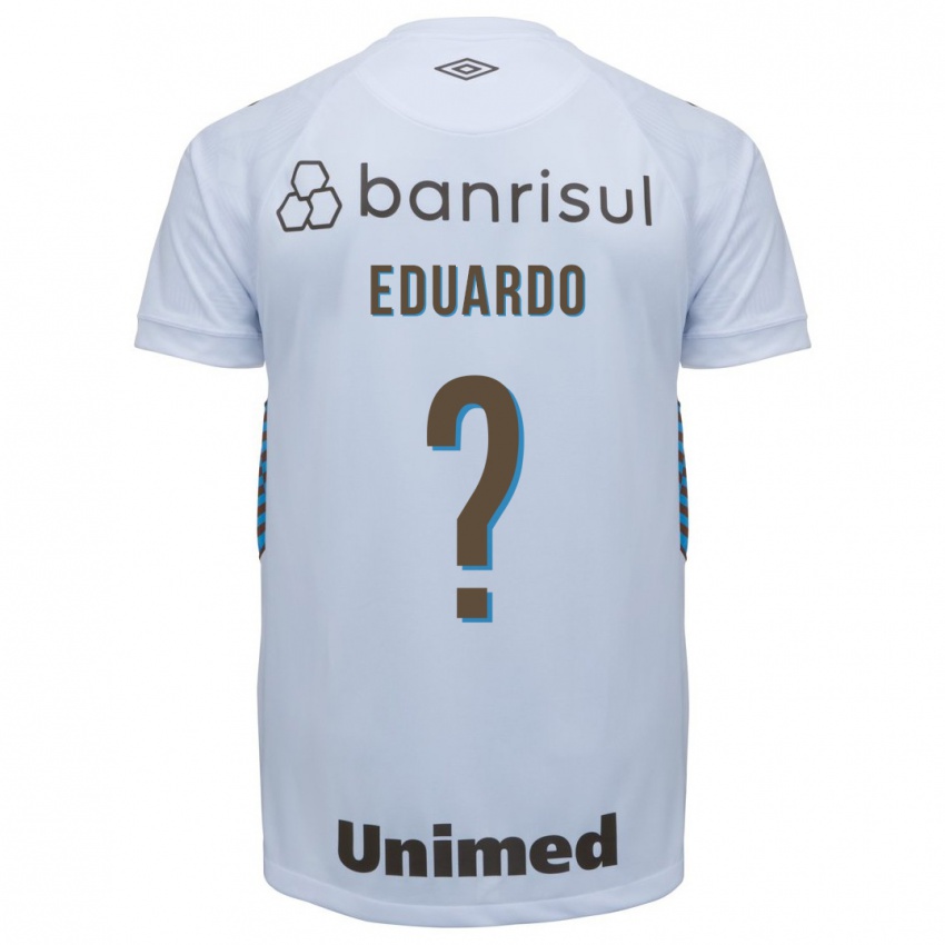 Herren Luiz Eduardo #0 Weiß Auswärtstrikot Trikot 2023/24 T-Shirt