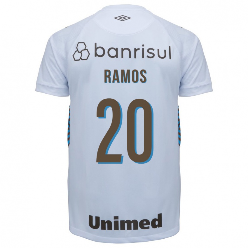 Herren Mónica Ramos #20 Weiß Auswärtstrikot Trikot 2023/24 T-Shirt