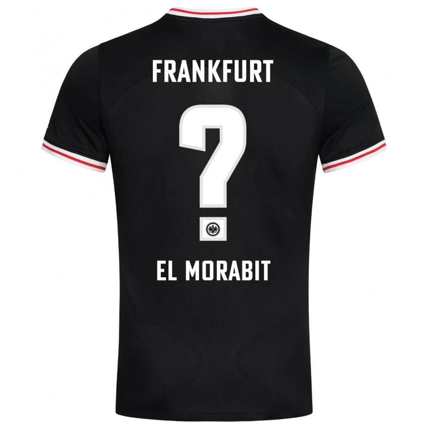 Herren Anas El Morabit #0 Schwarz Auswärtstrikot Trikot 2023/24 T-Shirt