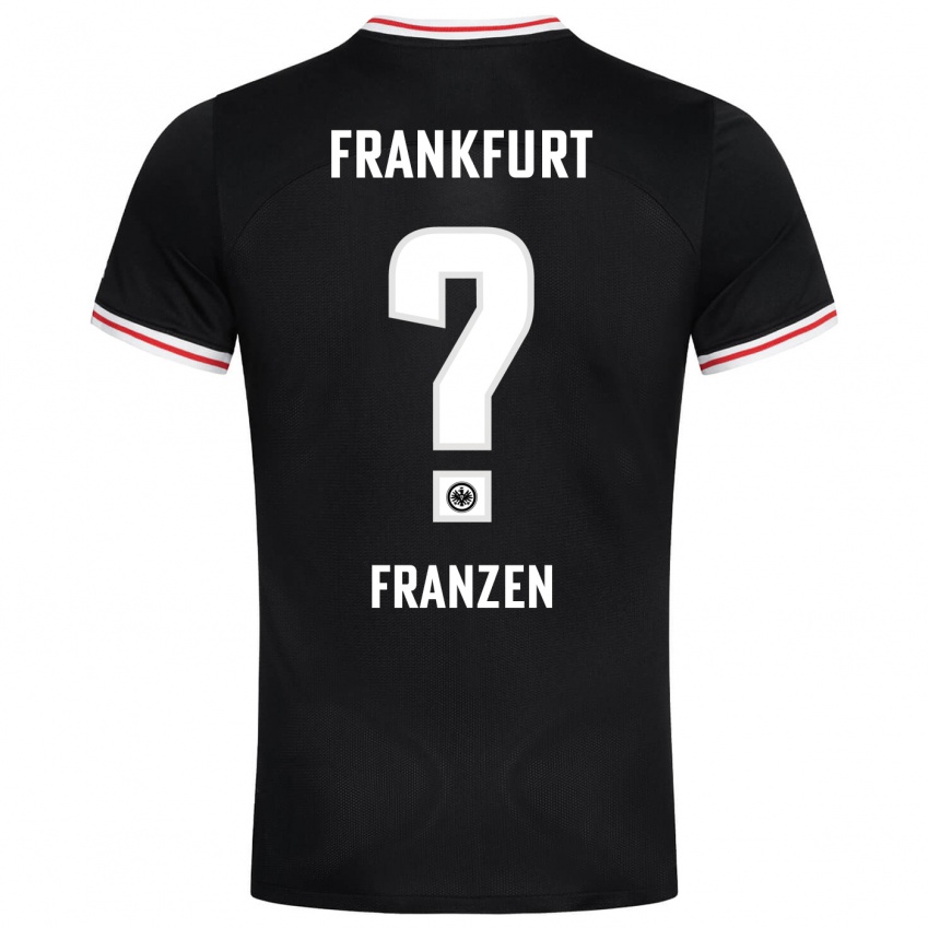 Herren Marlon Franzen #0 Schwarz Auswärtstrikot Trikot 2023/24 T-Shirt