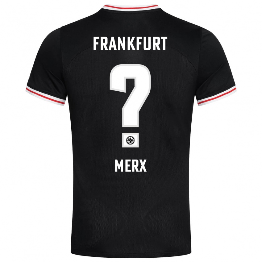 Herren Manolo Merx #0 Schwarz Auswärtstrikot Trikot 2023/24 T-Shirt
