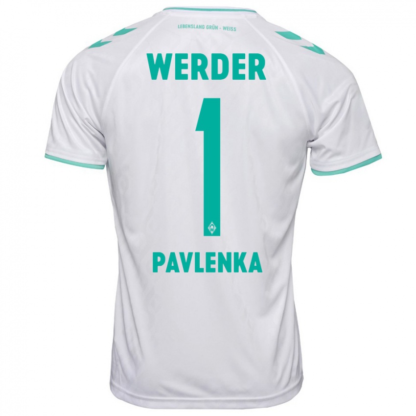Herren Jiri Pavlenka #1 Weiß Auswärtstrikot Trikot 2023/24 T-Shirt
