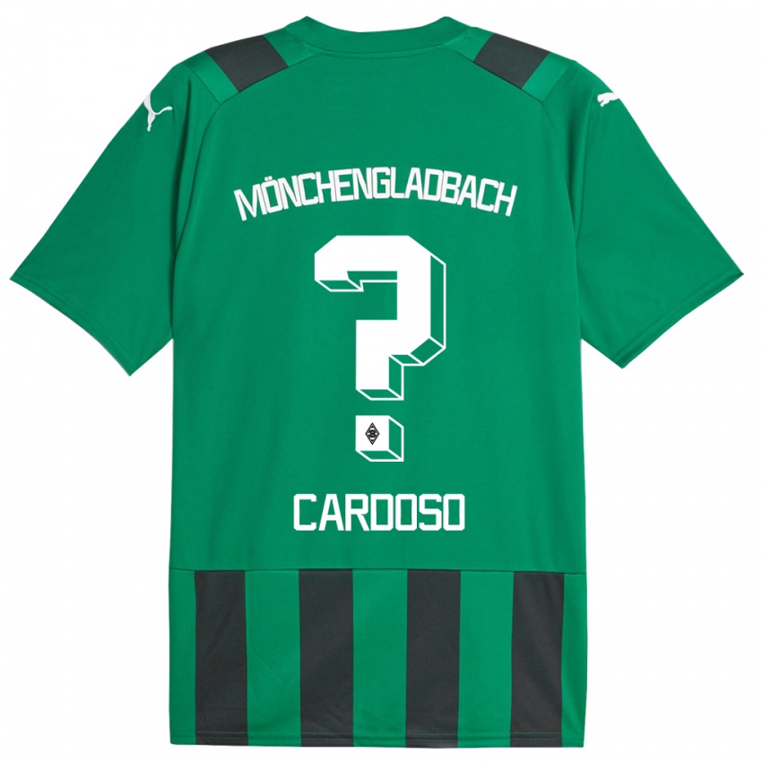 Herren Tiago Pereira Cardoso #0 Schwarz Grün Auswärtstrikot Trikot 2023/24 T-Shirt