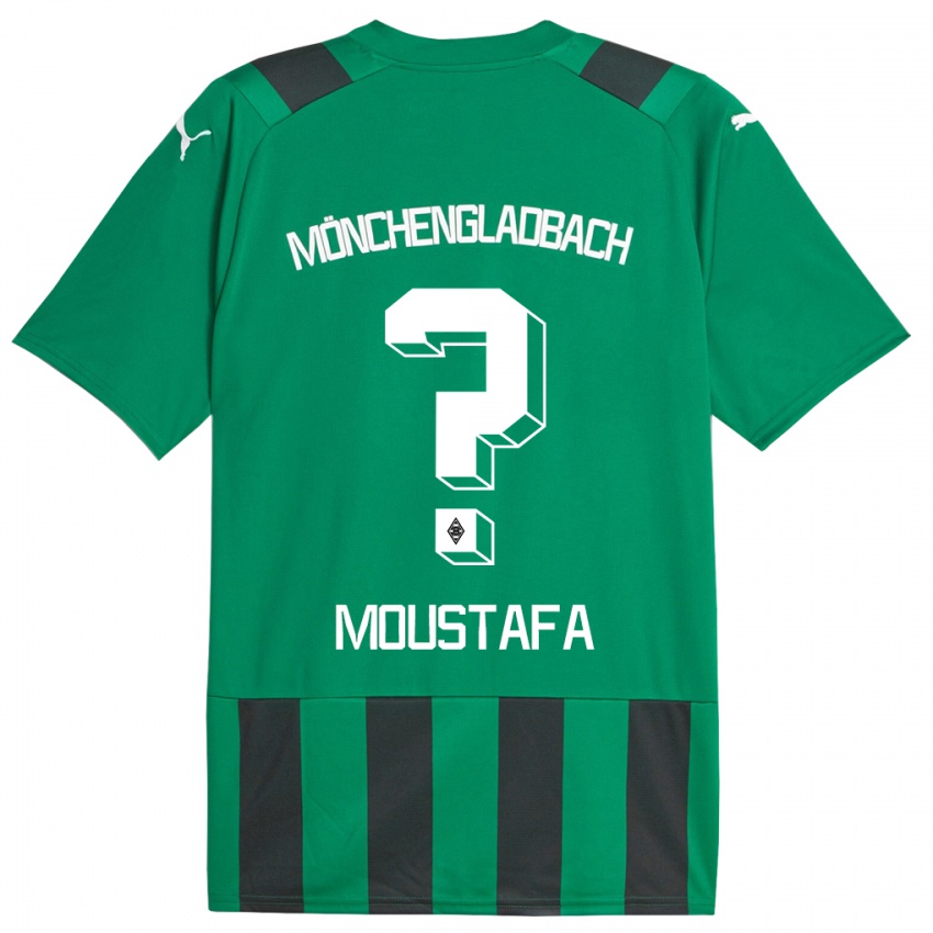 Herren Seif Ashraf Moustafa #0 Schwarz Grün Auswärtstrikot Trikot 2023/24 T-Shirt