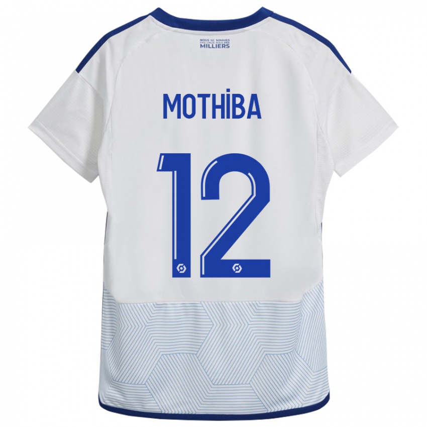 Herren Lebo Mothiba #12 Weiß Auswärtstrikot Trikot 2023/24 T-Shirt