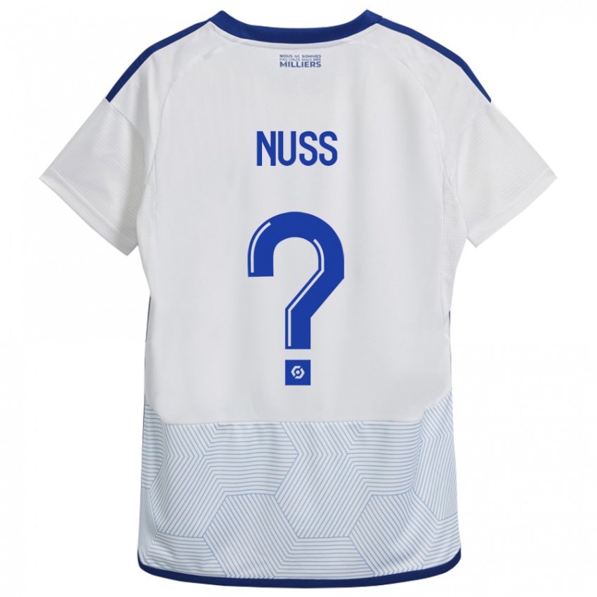 Herren Antoine Nuss #0 Weiß Auswärtstrikot Trikot 2023/24 T-Shirt