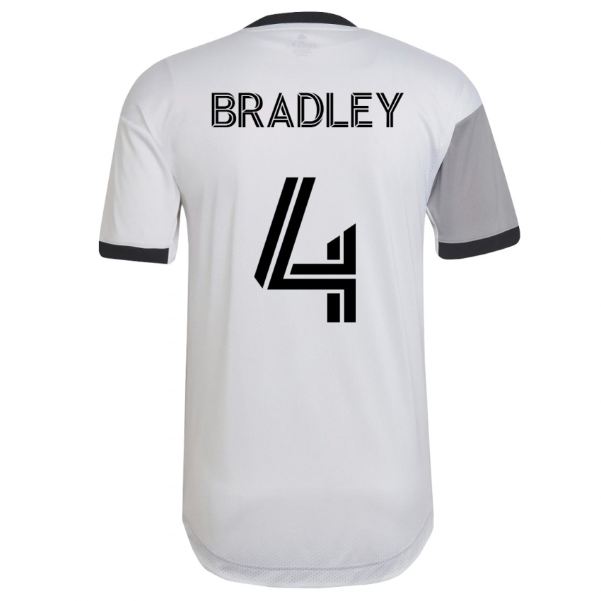 Herren Michael Bradley #4 Weiß Auswärtstrikot Trikot 2023/24 T-Shirt