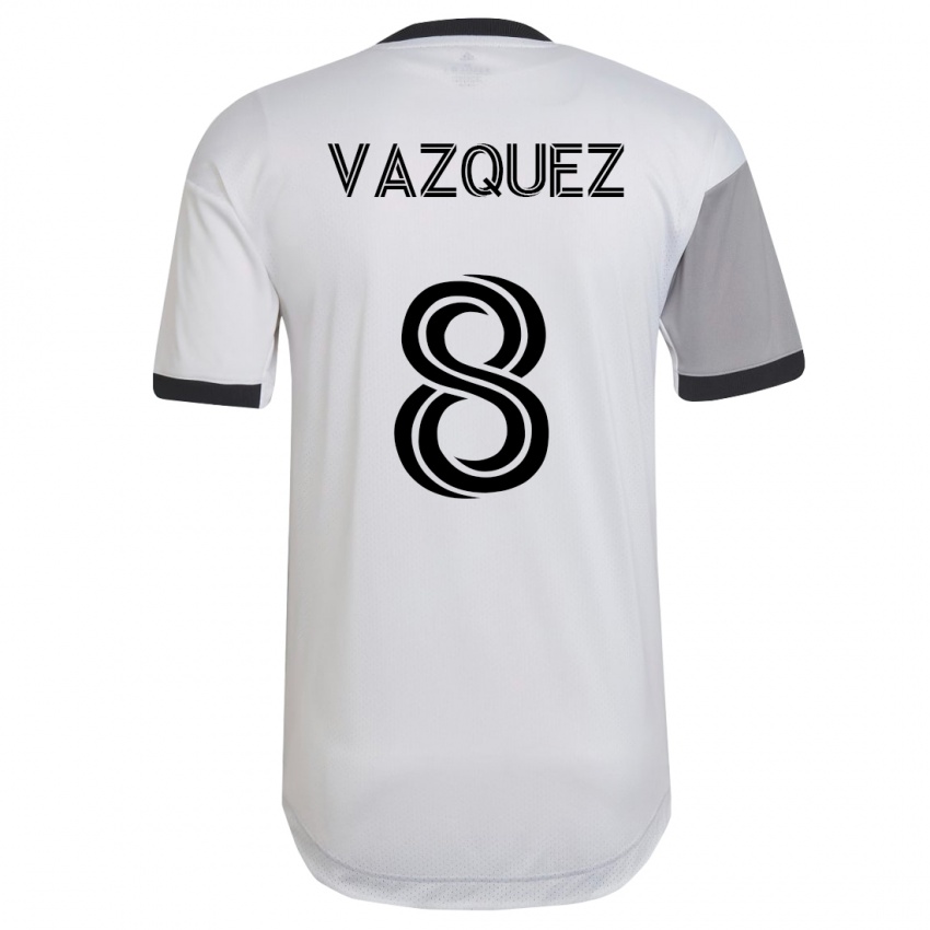 Herren Víctor Vázquez #8 Weiß Auswärtstrikot Trikot 2023/24 T-Shirt