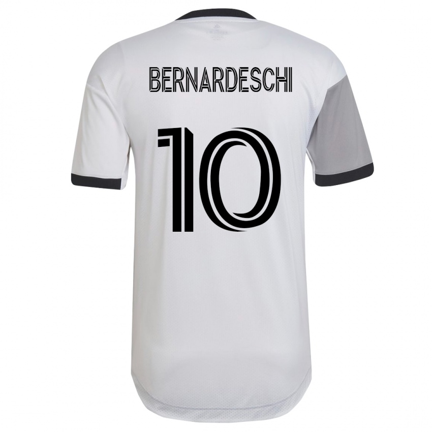 Herren Federico Bernardeschi #10 Weiß Auswärtstrikot Trikot 2023/24 T-Shirt