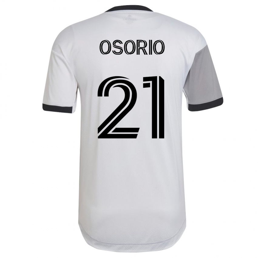 Herren Jonathan Osorio #21 Weiß Auswärtstrikot Trikot 2023/24 T-Shirt